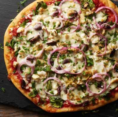 Pizza Peynirli ve Bol Sebzeli Kaç Kalori
